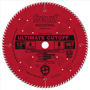Freud LU85R012, 12" Freud Ultimate Cut-Off Blades, 96 Teeth