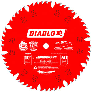 Diablo D1050X 10 in. x 50 Tooth Combination Circular Saw Blade