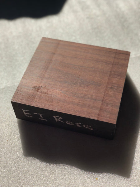 East Indian Rosewood 3" x 6" x 6" Turning Blank